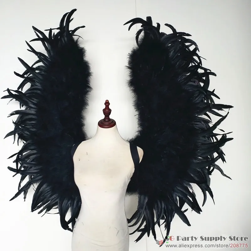 

New arrival high quality black DEVIL wings large size deco props for Grand event Wedding Birthday party nice fairy angel wings