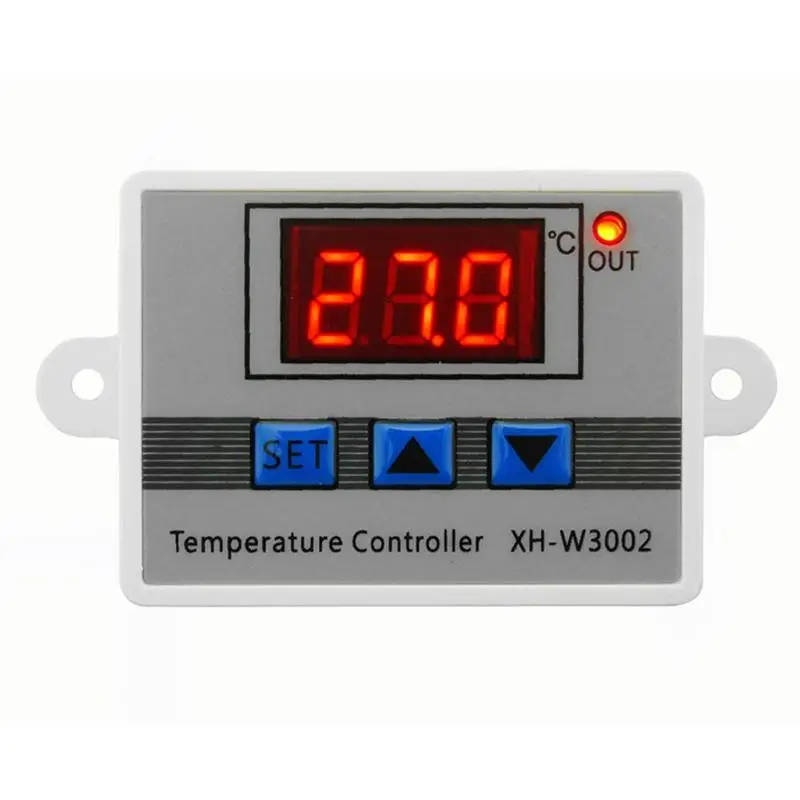 10 А 12 В 24 В 220 В переменного тока цифровой светодиодный регулятор температуры XH-W3001 для инкубатора охлаждающий нагревательный переключатель Термостат NTC датчик - Цвет: 12V 120W