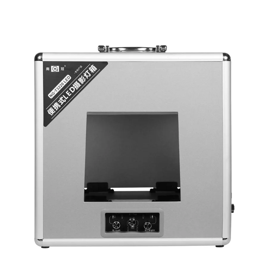 T3220 Light Box Portable Photo Studio Shooting Tent Soft LED Lighting Diffusion with Backdrops for Camera Phone Photography | Электроника