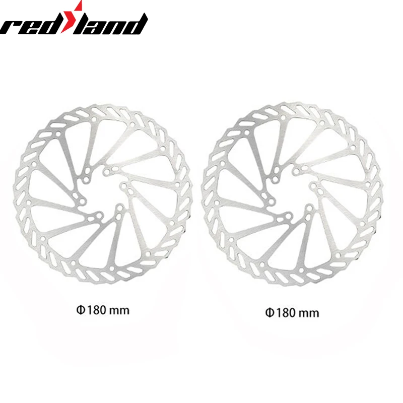 Велоспорт G3 дисковый тормоз части ротора 160/180 мм горный велосипед диск велосипед шесть гвоздей Bb5 Bb7 дисковые тормоза 1 шт - Цвет: 180mm 2pcs