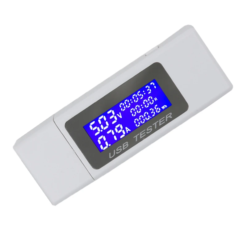 

9 in 1 4-30V Voltage Current Tester LCD Display USB Charger Power Meter Mobile Battery Detector 40% off