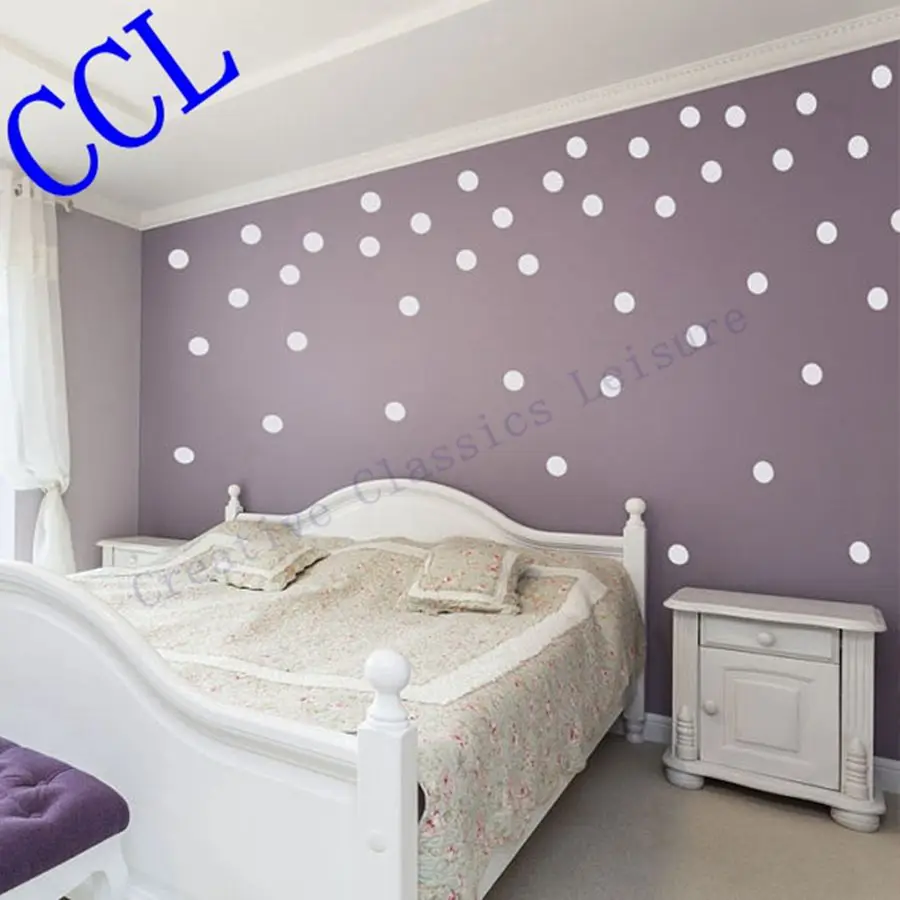 Free shipping Polka Dot wall stickers home decor. polka dot art wall