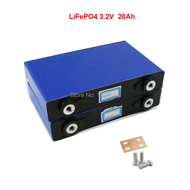 2 шт. LiFePO4 3 V 20Ah жизненные циклы 2000 раз Максимальный непрерывный ток 200A батарея для