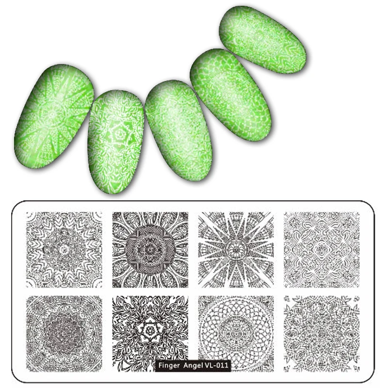 1 шт. 12*6 см прямоугольная пластина для штамповки ногтей модный дизайн штамп для ногтей пластина для маникюра шаблон для дизайна ногтей