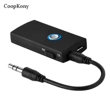 CoopKony Streambot Wireless Bluetooth Reciever Speaker Audio Music Streaming Switchable Transmitter Receiver for Speakers TV Car