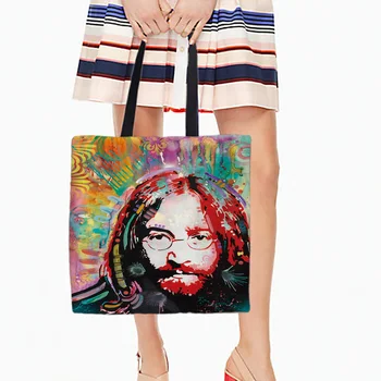 

Beard Man Printed Canvas Tote Female Casual Beach Bags Large Capacity Women Single Shopping Bag Daily Use Canvas Handbags