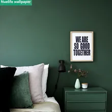 Винтажные обои темно-зеленые, для гостиной, спальни, одноцветные, для свадебного зала, магазина, ресторана, ТВ, фон, плотные обои