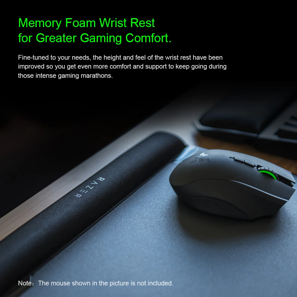  Razer Vespula V2 Gaming Mouse Mat Dual-Sided Surface Optimized Form Factor Improved Memory Foam Wri
