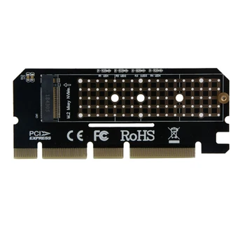

Aluminum alloy LED Expansion Card Computer Adapter M.2 PCI-E SSD to PCI-E x4/x8/x16 Converter Card for PC