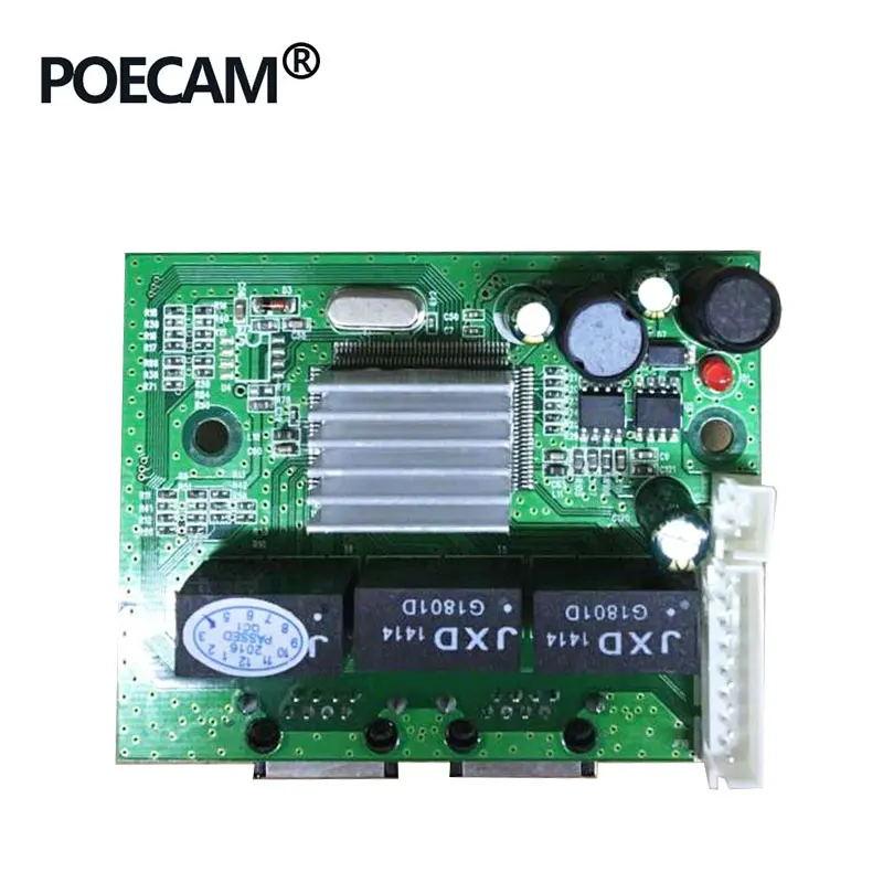 

3port 10/100/1000Mbps Gigabit network Switch RJ45 with LED display PCBA board factory OEM/ODM ethernet switch 1000mbps