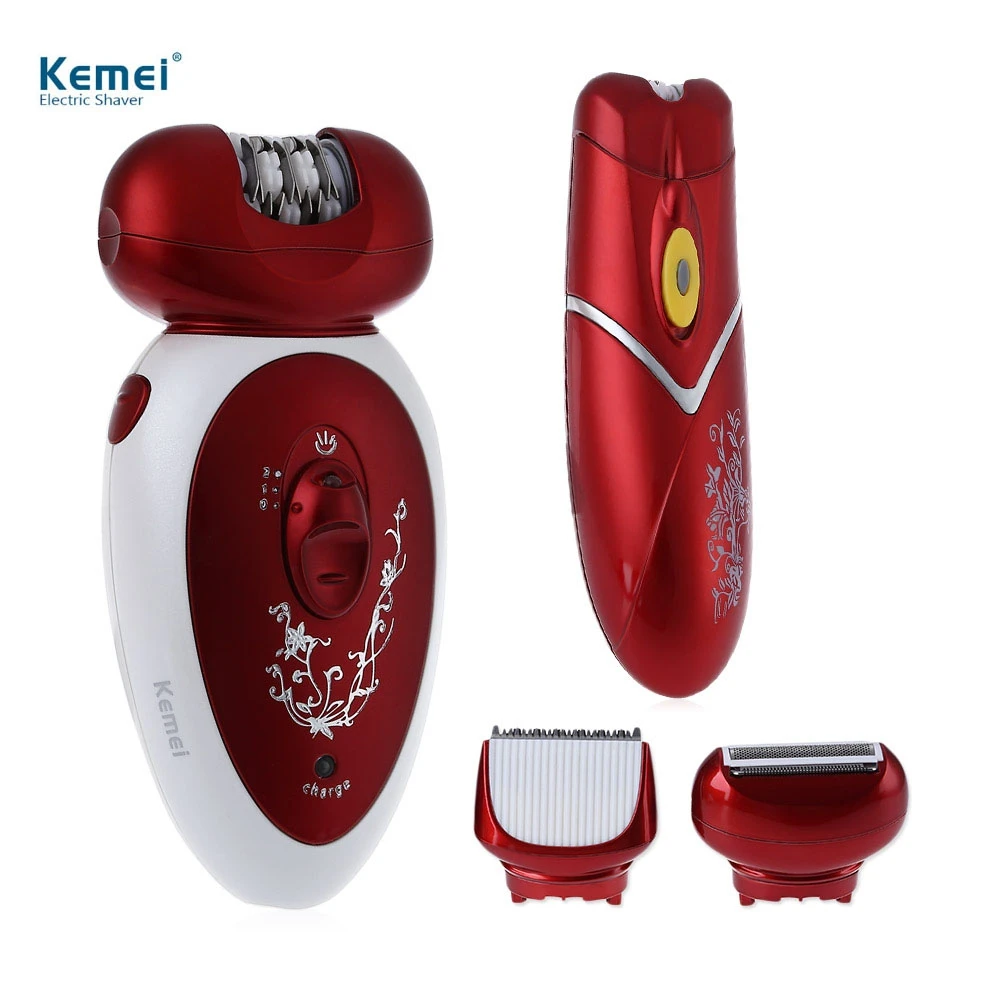2017 Kemei New 4 in 1 Women Shave Wool Device Knife Electric Shaver