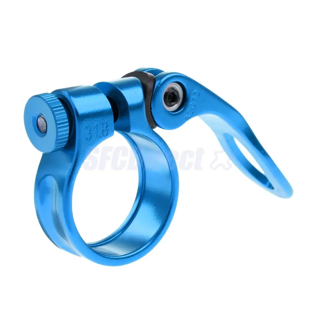 31.8mm Bicycle Seat Clamp Seatpost Clip Tube Lock  Aluminum Alloy Road MTB Cycling Bike Bicycle Quick Release Seatpost Clamp