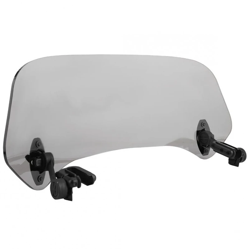

Smoked color Windshield Small Acrylic Frame Clip On For Motorcycles Replacement 1Pcs Useful