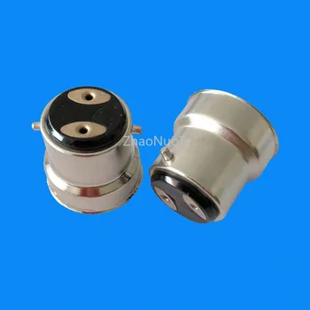 

30pcs B22 Lamp Holder Solder Bayonet Copper Nickel Plated Glass B22 Lamp Base High Quality Not Rust Light Socket