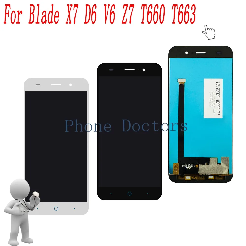 

5.0'' Full LCD DIsplay + Touch Screen Digitizer Assembly For ZTE Blade V6 T660 / Blade X7 / Blade Z7 T663 / Blade D7