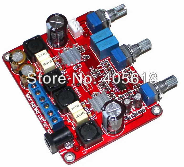 Canal + 50 Montado Amplificador Hi-fi Amp Board 2.1 w Subwoofer 25wx2 Tpa3123 6 subwoofer 2.1