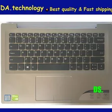 Wellendorff новая подставка для рук для lenovo IdeaPad 520s-14 7000-14 США клавиатура верхний чехол с тачпадом, золото