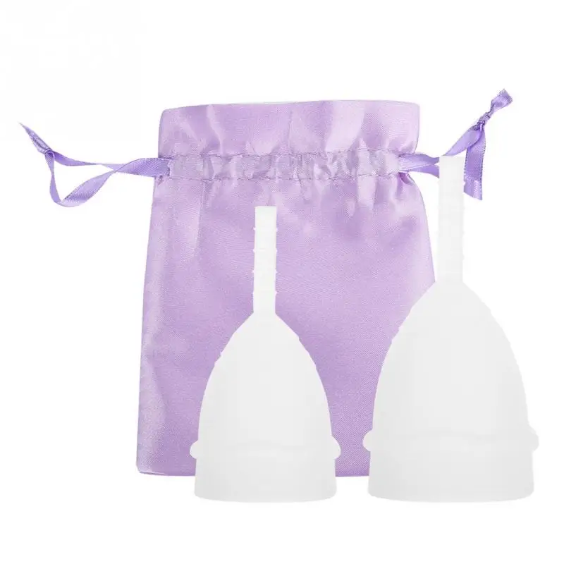 

Medical Grade Reusable Silicone Menstrual Cup Feminine Soft Hygiene vaginal period cup copa menstrual Period Free Safe Cup