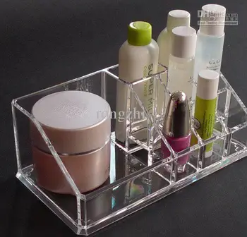 

New Fashion Clear Acrylic Cosmetic Box Jewellery Makeup Storage Organizer Case