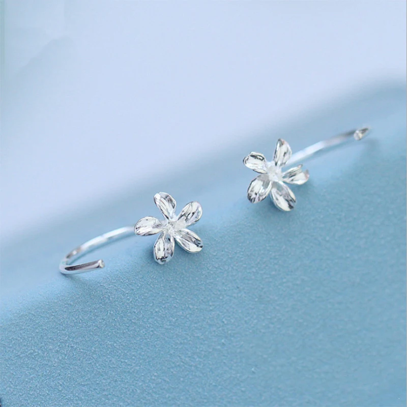 Мини милые серьги-гвоздики для женщин 925 пробы Серебряный ушной крючок персонализированные трендовые хипстерские серьги ювелирные изделия аксессуары