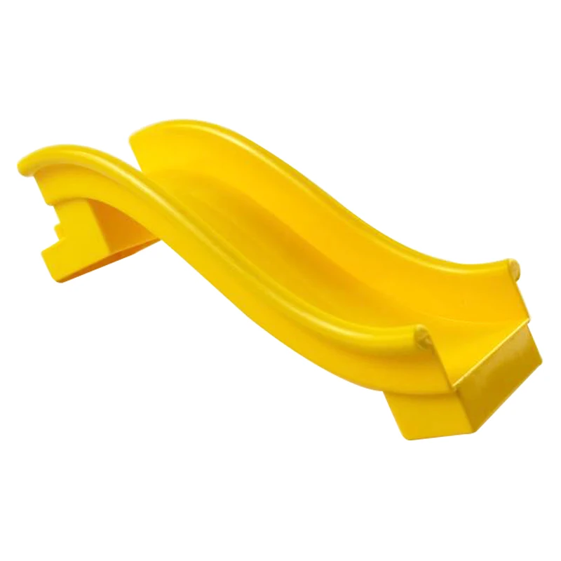 

Legoing Duplo DIY Accessories Big Size Yellow Slide MOC Single Sale Building Blocks Toys for Children Compatible Duplo Parts