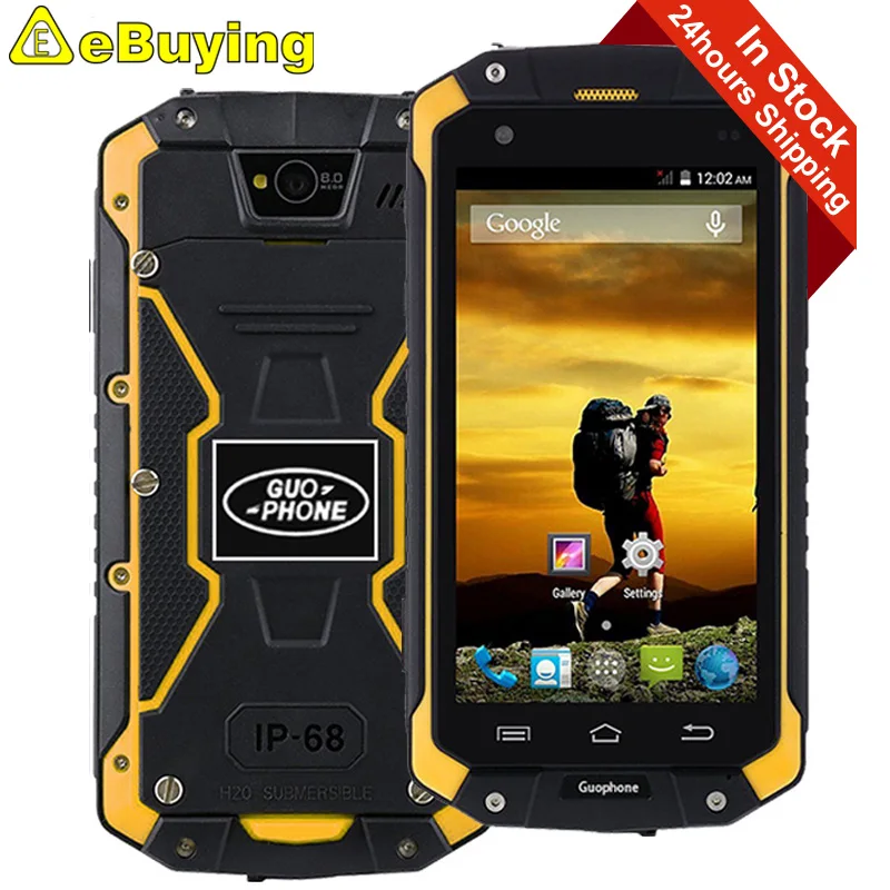 Guophone V9 IP68 Waterproof Smartphone Android 4.4 MTK6572 Dual Core 4.5inch Screen 4000mAh 3G GPS Dustproof Mobile Phone | Мобильные
