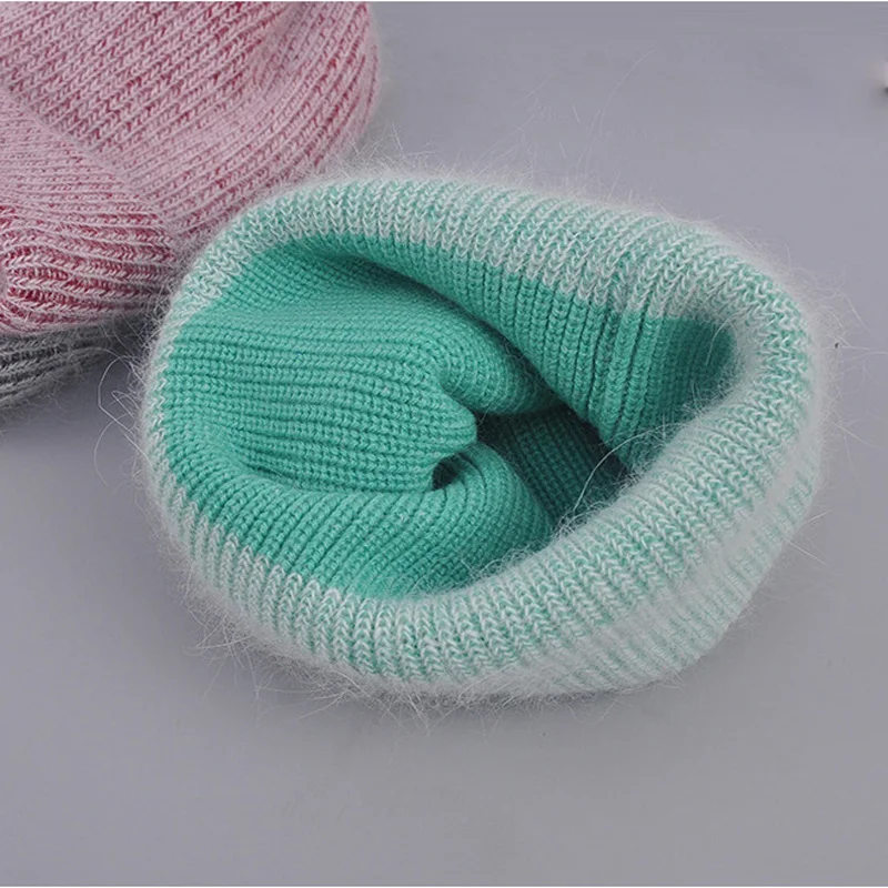 Women's hats autumn winter knitted wool beanies hats 2017 new arrival casual caps good quality female hat Hot  (17)