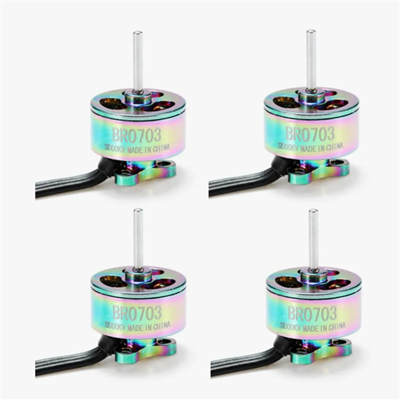 

4pcs 4X Racerstar 0703 BR0703 SE 12000KV 1-2S FPV Racing Brushless Motor for RC Racing Drones FPV Quadcopter Frame Kit Accessory