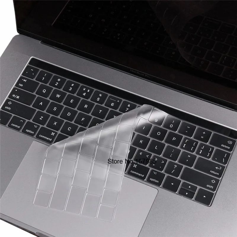 Защитный чехол для клавиатуры из ТПУ Apple macbook Air Pro с Retina 11 12 13 15 17 Touch Bar 3 4 2014 2015 2016