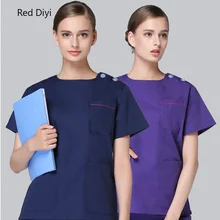 Больница женщины медсестры медицинские скрабы набор медсестер Униформа медицинская одежда стоматологическая клиника медсестры доктор lsolation одежда