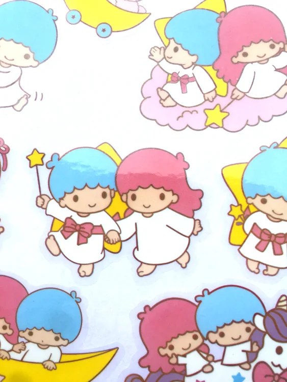50 листов/серия little twin stars аниме Стикеры для книг стикеры чипсов stikers naklejki pack книги