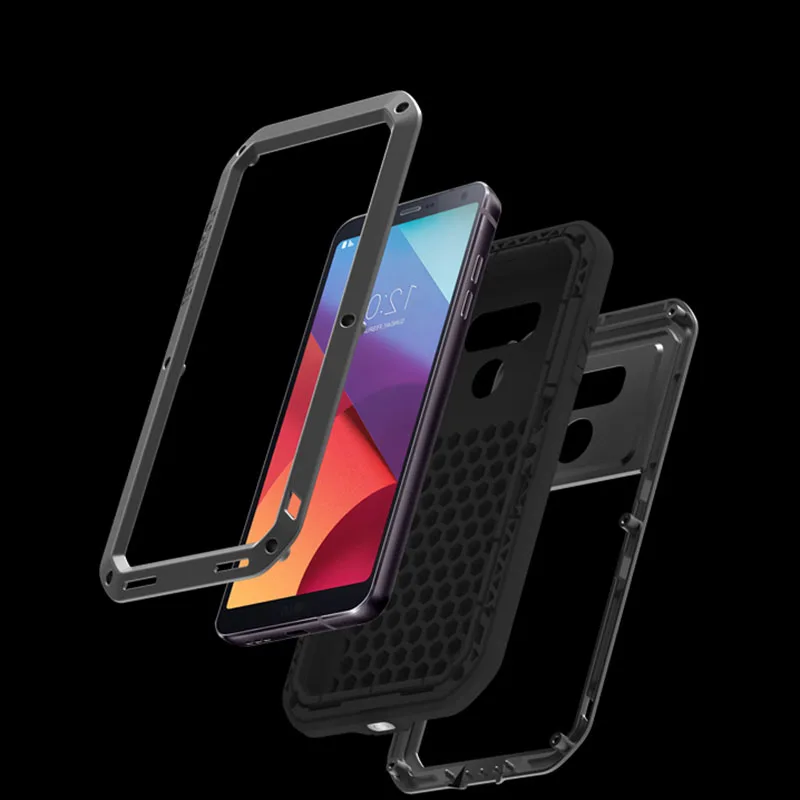 imágenes para Amor Mei Potente Caso Para LG G6 Híbrido de Metal Cubierta caso Impermeable de La Vida Caso Fundas Para LG Celular G6 teléfono imágenes para Amor Mei Potente Caso Para LG G6 Híbrido de Metal Cubierta caso Impermeable de La Vida Caso Fundas Para LG Celular G6 teléfono