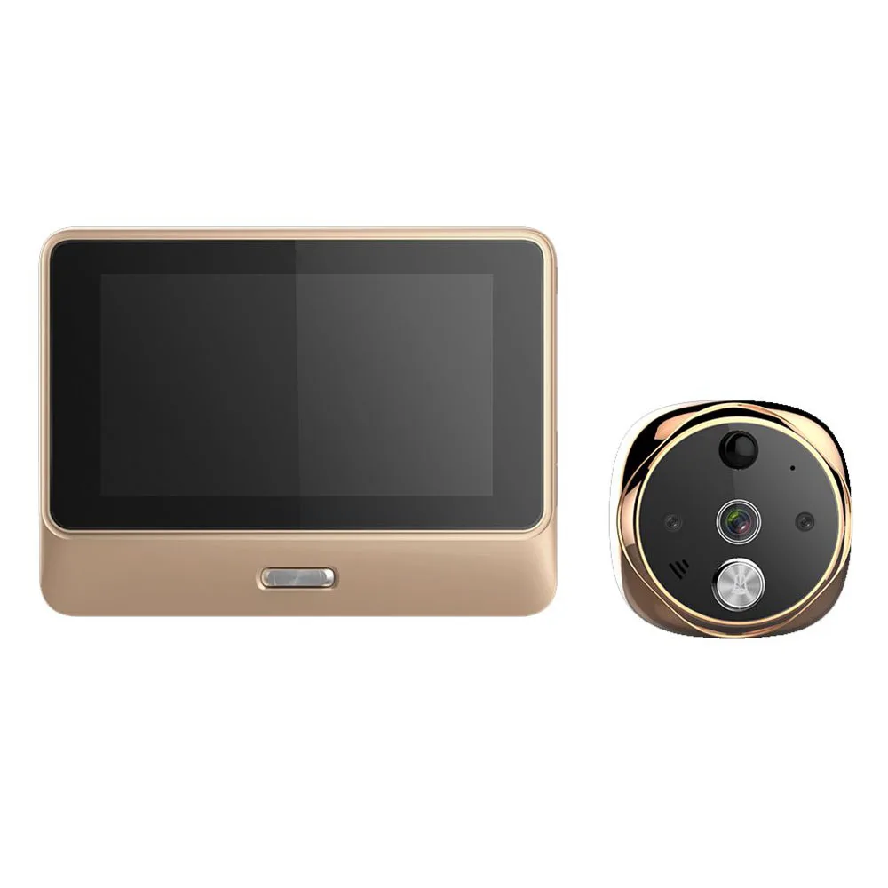 Door Bell For Home Video-Eye WiFi Digital Smart Door Viewers IPS Security Viewer Camera Night Vision Motion Sensor Intercom