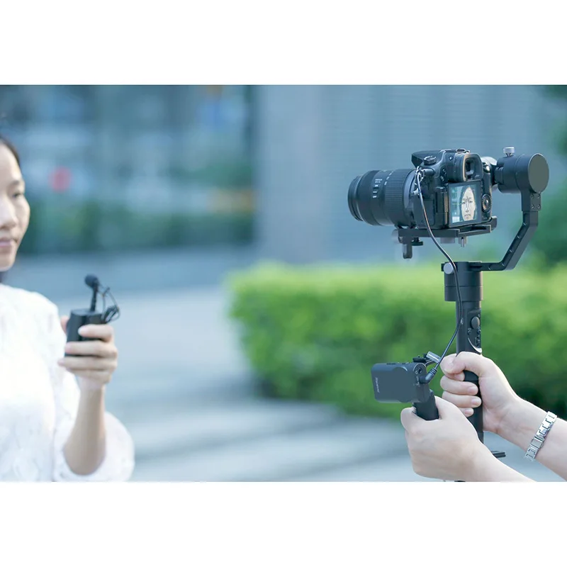 

Wireless Transmitter Receiver System Lavalier Microphone for DSLR Camera Camcorder Audio Recorder New Arrival