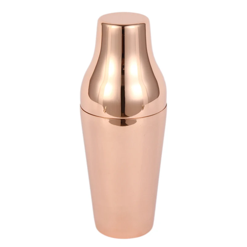650ml Copper Plated Cocktail Shakers Bartender Shaker Drink Wine Mixing