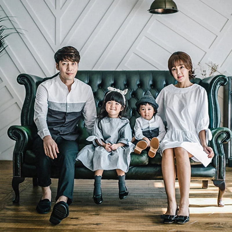 

Family Matching Tshirts Daddys Girl Like Father Like Son Shirt Mother Daughter Elegant Dresses Korean Style Vintage Clothing