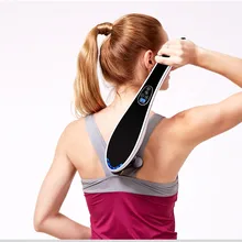Электрический массажер шейного позвонка вибрирующий для плеч и шеи инфракрасный массаж давления пальцев для похудения сжигания жира