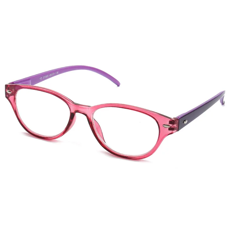 VCKA очки для чтения, женские, фирменный дизайн, высокое качество, квадратные линзы, дальнозоркость, Анти-усталость, Рецепт+ 1,0-2,5 - Цвет оправы: 4