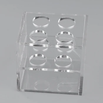 

Double Layered Acrylic Tattoo Machine Stand / Dispaly Holder With 4 Holes