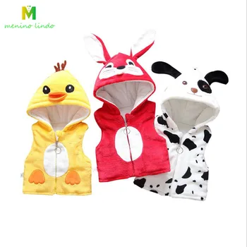 

New born clothes baby high quality cotton hooded waistcoat 0 to 18 Month old infant jacket toddler thickening sleeveless coat