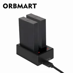 ORBMART для Gopro Fusion панорамный Камера аксессуар двойной USB Порты и разъёмы Зарядное устройство с USB кабель
