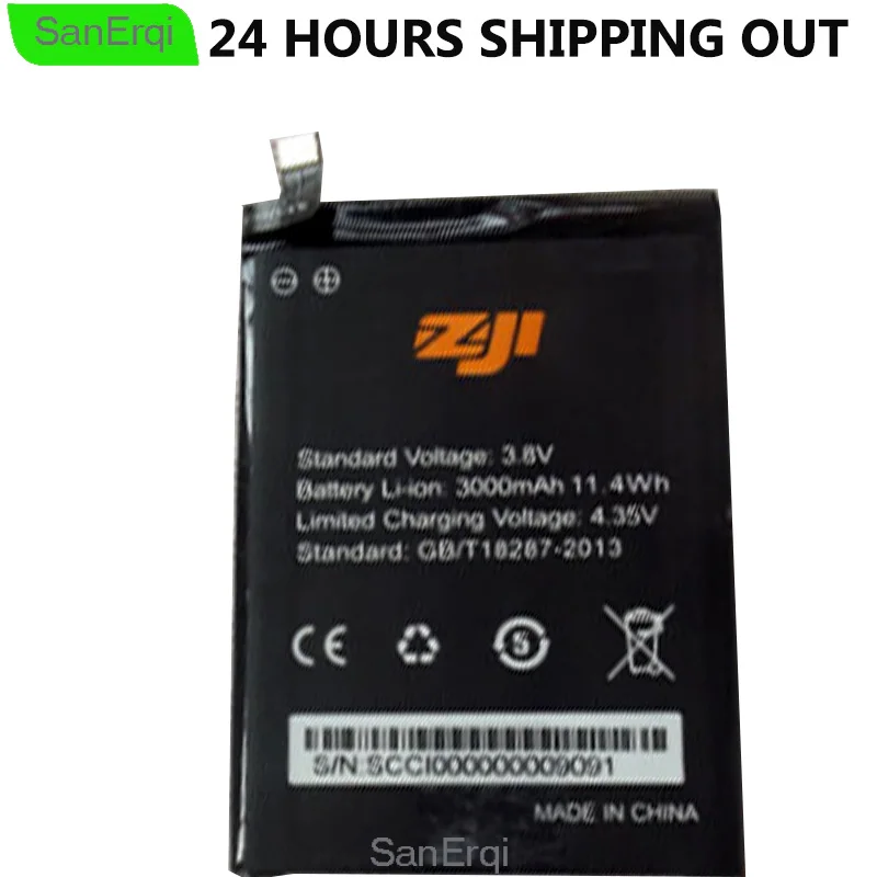 

Original for HOMTOM ZOJI Z6 Z7 Battery 3000mAh Bateria Smart Phone New Replacement