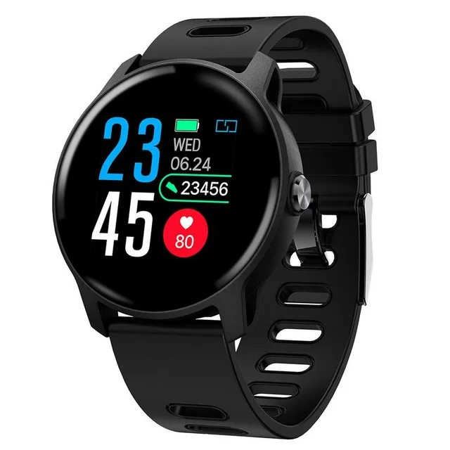 

Men Smart Watch S08 SENBONO IP68 Fitness Tracker Heart Rate Monitor Pedometer Smartwatch For Android IOS Black Waterproof Phone