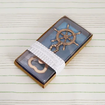 

free shipping 50pcs/lot new bronze alloy compass beer botlle opener wedding opener favors and gifts, bridal showers souvenirs