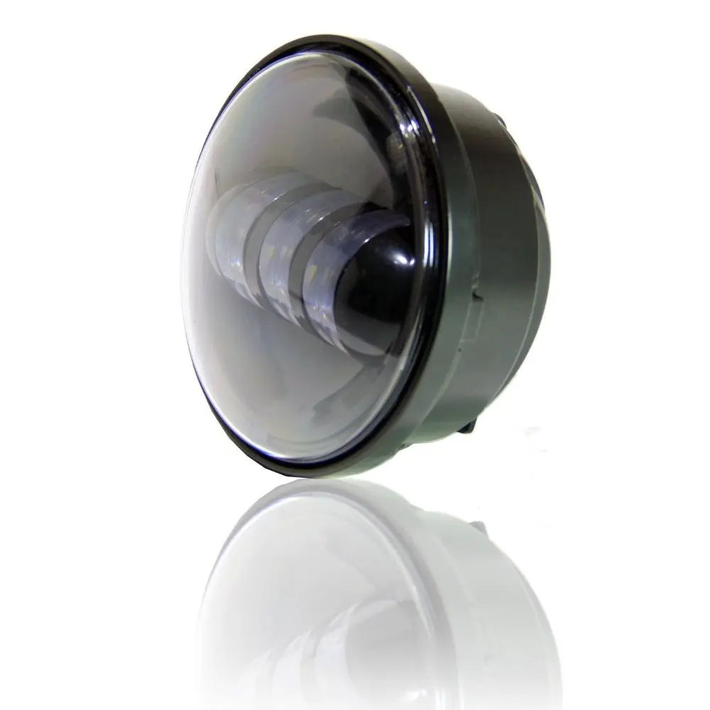  Black 4.5'' 30W LED Fog lights 4.5inch LED Auxiliary Passing Spot fog light Fit for Harley Motorcyc - 32690484120