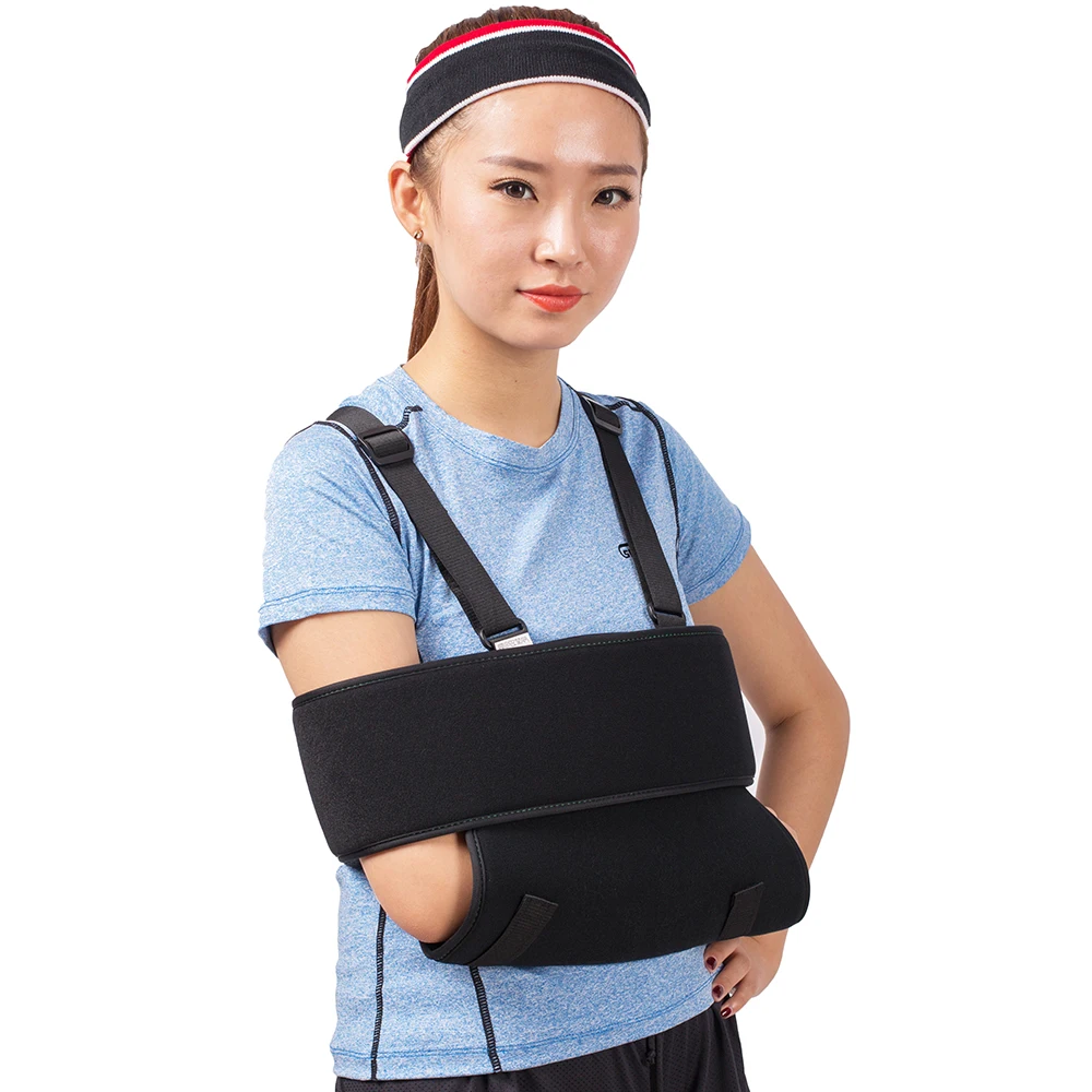 Orthopedic Medical Arm Sling Shoulder Immobilizer Rotator Cuff Wrist Elbow Forearm Support Brace Strap with Soft 2