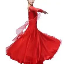 Бальное платье размера плюс, красного, розового и черного цветов, венские стандартные Бальные платья размера плюс, бальные платья, костюмы танго