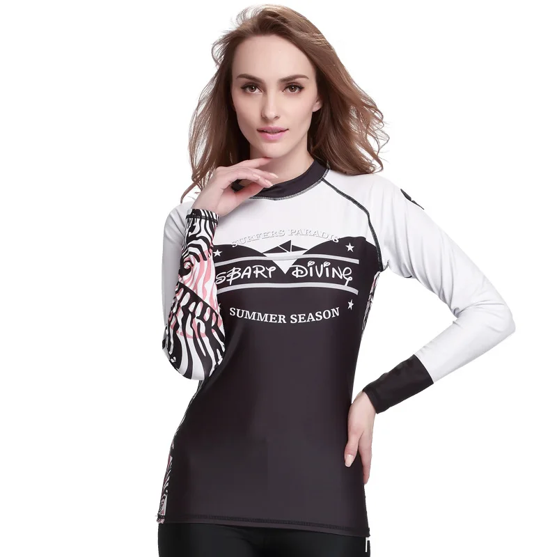 Sbart new upf50 lycra surf swim shirt sports tops competition swim