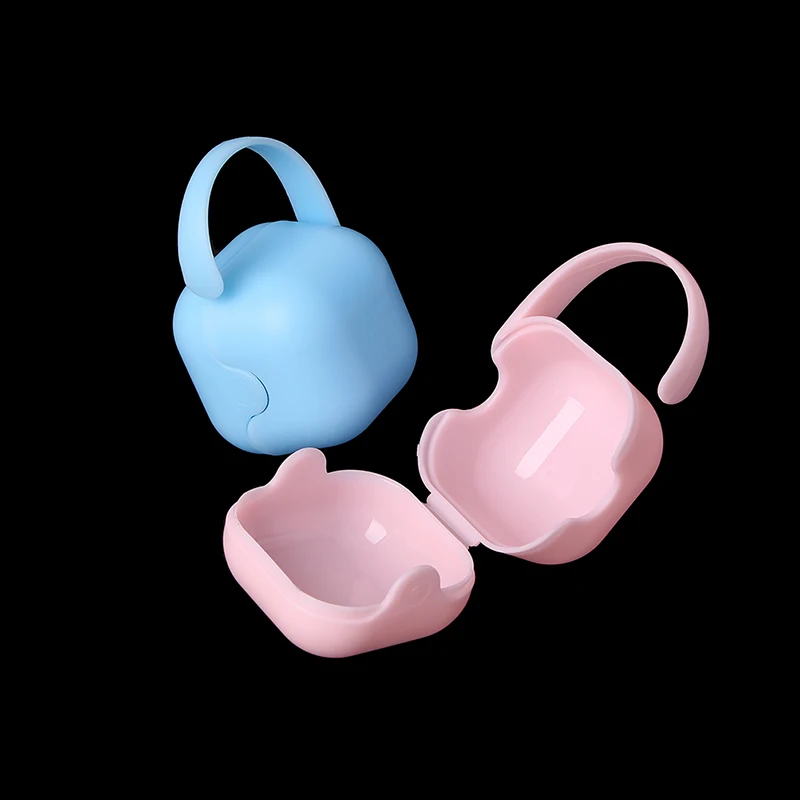 

Baby Soother Container Holder Pacifier Dummy Box Travel Storage Case Gift Safe Pacifier Holder PP plastic Box