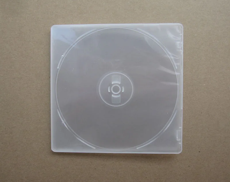 FREE SHIPPING 5 PCs Plastic CD Case Box DVD Case Box for 1 Disc White